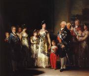 karl iv med sin familj, Francisco Goya